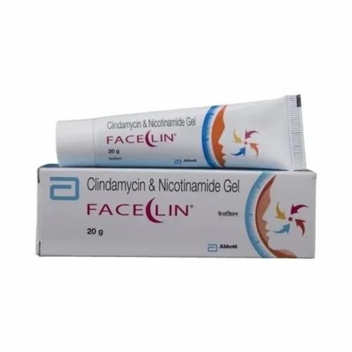 Clindamycin 1% + Nicotinamide 4% Faceclin Gel