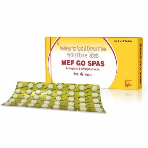 Dicyclomine 10mg  Mefenamic Acid 250mg