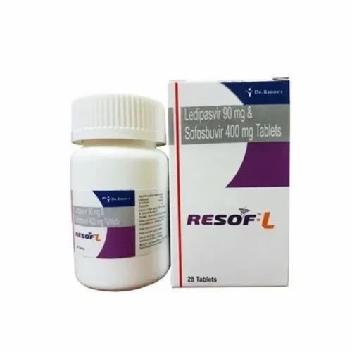 Ledipasvir 90mg + Sofosbuvir 400mg Resof-L Tablet