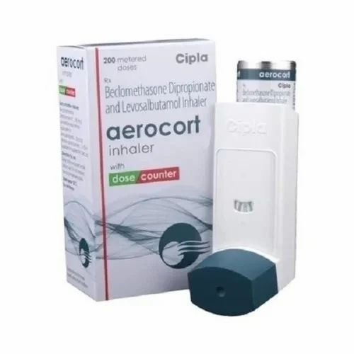 Levosalbutamol 50mcg+Beclometasone 50mcg Aerocort Inhaler