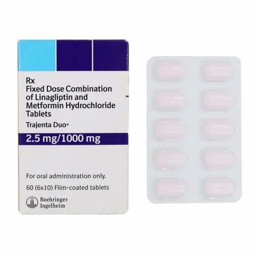 Trajenta Duo Linagliptin 2.5mg + Metformin 1000mg Tablet