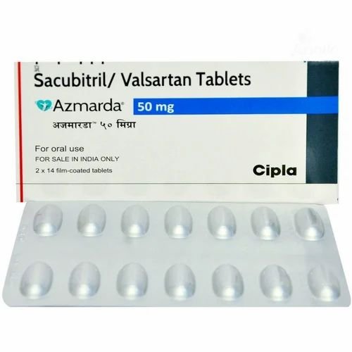 Sacubitril 24mg + Valsartan 26mg Azmarda 50 Tablet