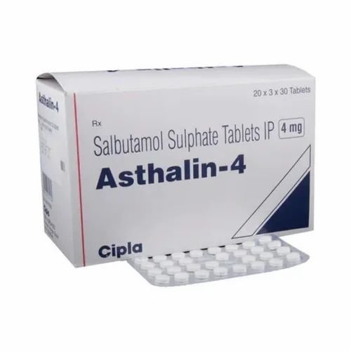Salbutamol 4mg Asthalin 4 Tablet