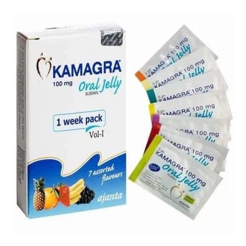 Sildenafil 100mg Kamagra Oral Jelly Mix Flavour 5g