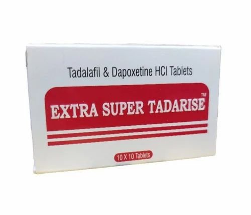 Tadalafil 40mg + Dapoxetine 60mg Extra Super Tadarise Tablet
