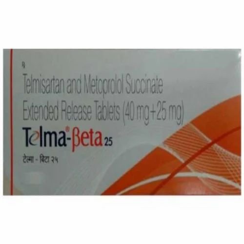 Telmisartan 40mg + Metoprolol Succinate 25mg Tablet